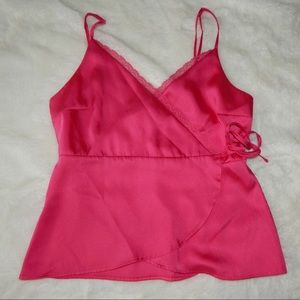 Satin Abercrombie tank top